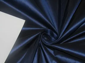 100% Pure SILK TAFFETA FABRIC Deep Blue color RAPIER PREMIUM QUALITY 60" wide TAF66[6]