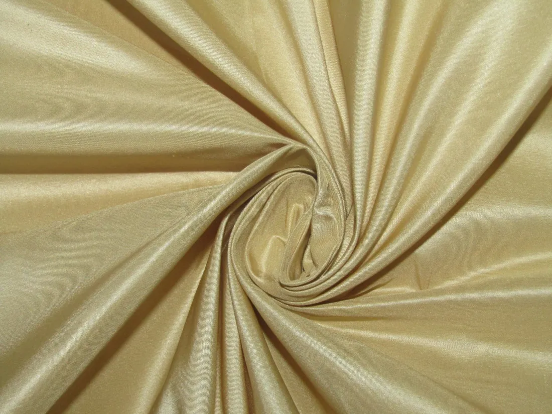 100% Pure SILK TAFFETA FABRIC Light Gold color 58" wide TAF172[1]