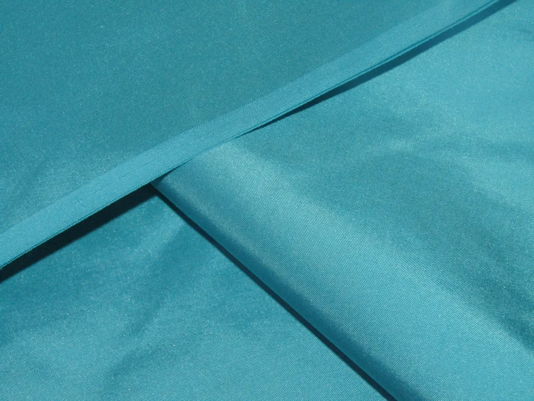 100% Pure SILK TAFFETA FABRIC water blue color 54" wide TAF183[1]