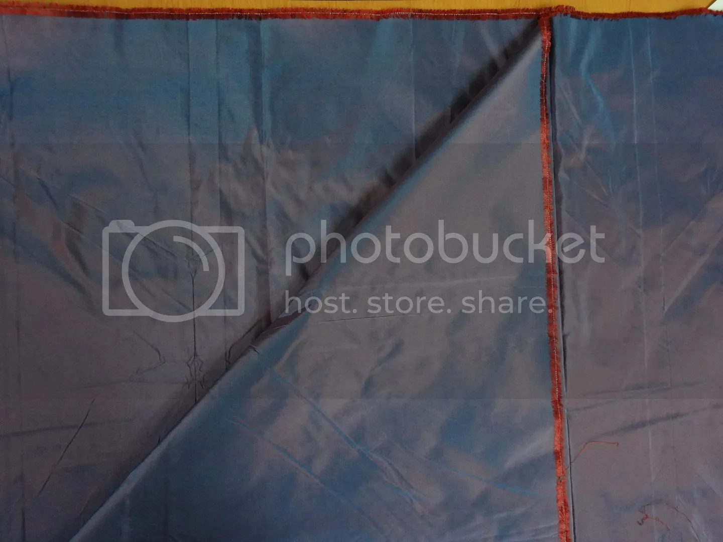 100% PureSILK TAFFETA FABRIC Iridescent Blue x Red TAF187[12]/TAF180[3]