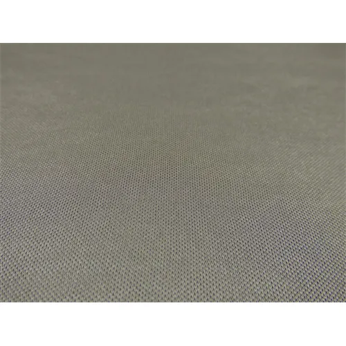 2 1/2 YD PC-Metallic Beige Satin Tricot Fabric