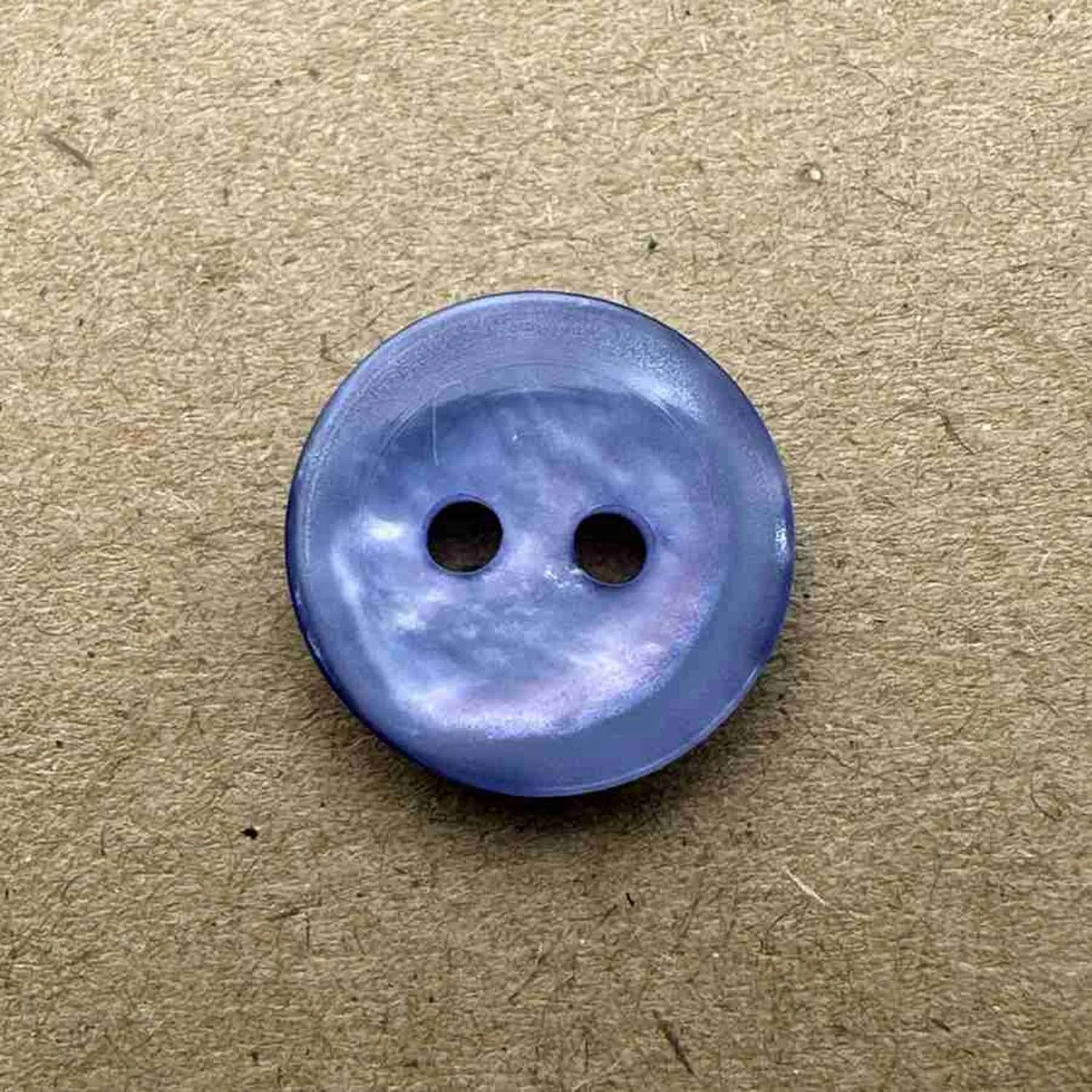 2 Hole Flat Pearled Button 14mm