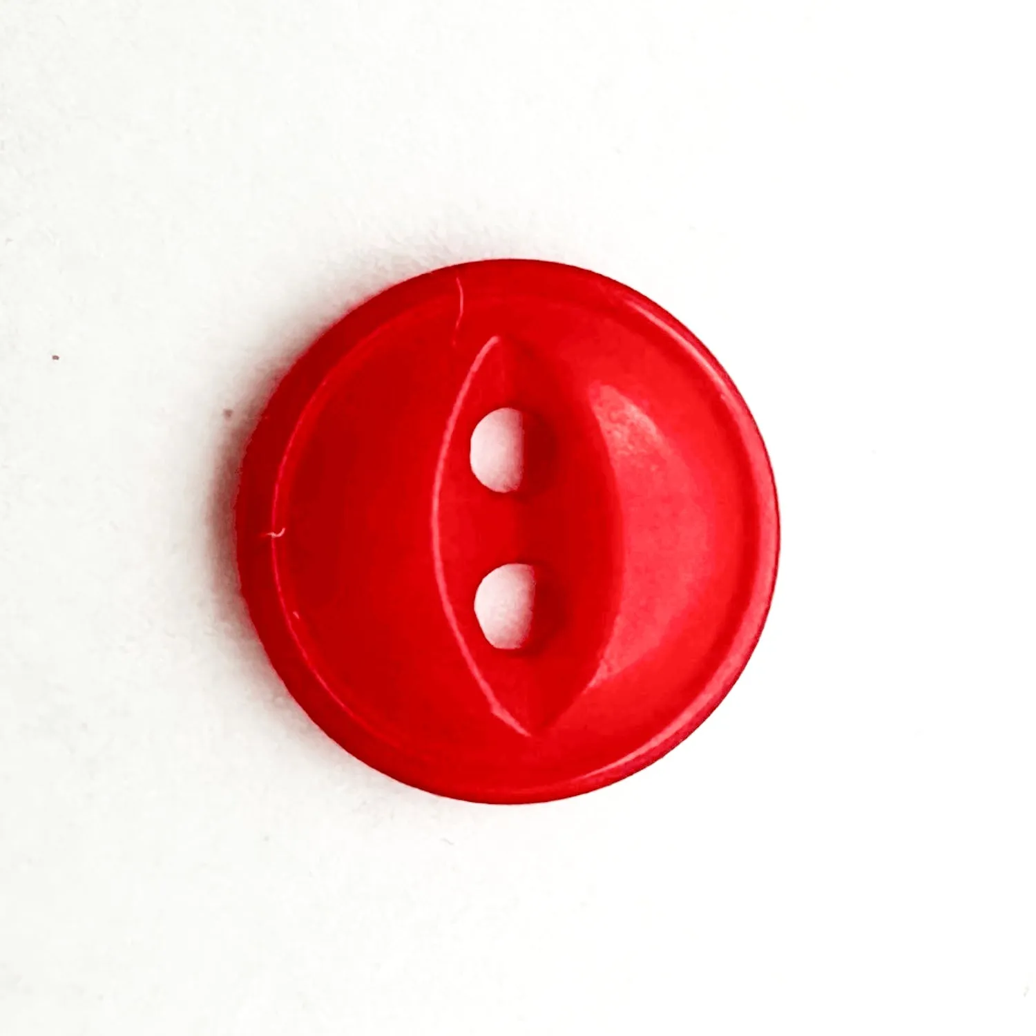 2 Hole Rim Edge Fish Eye Shirt Button 12mm