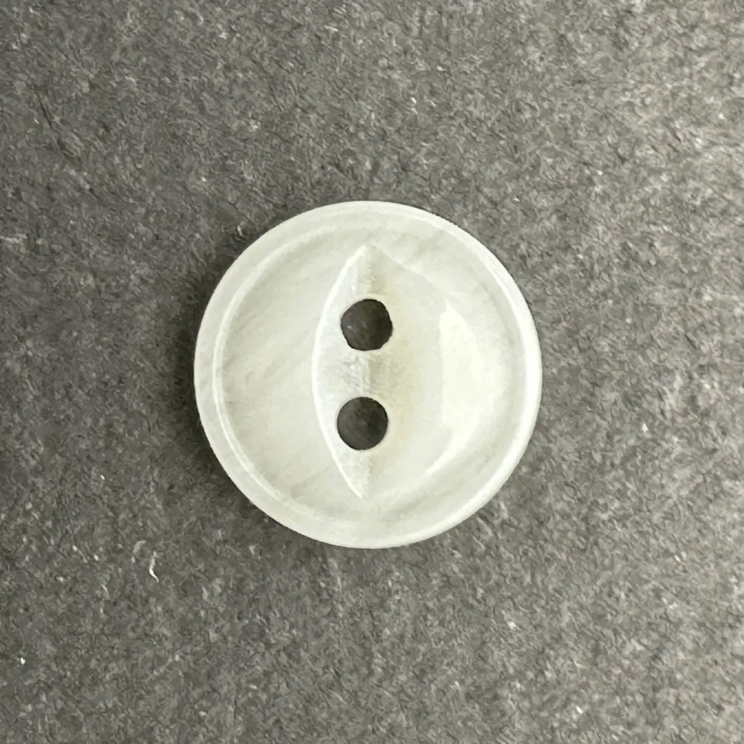 2 Hole Rim Edge Fish Eye Shirt Button 12mm