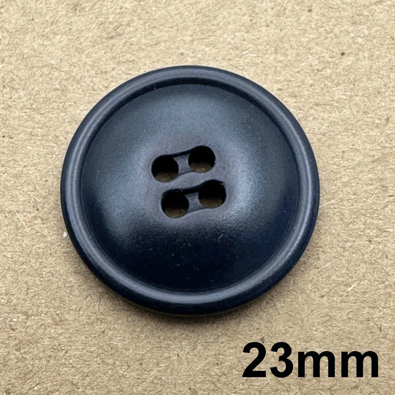 4 Hole Corozo Wood Grain Finish Button