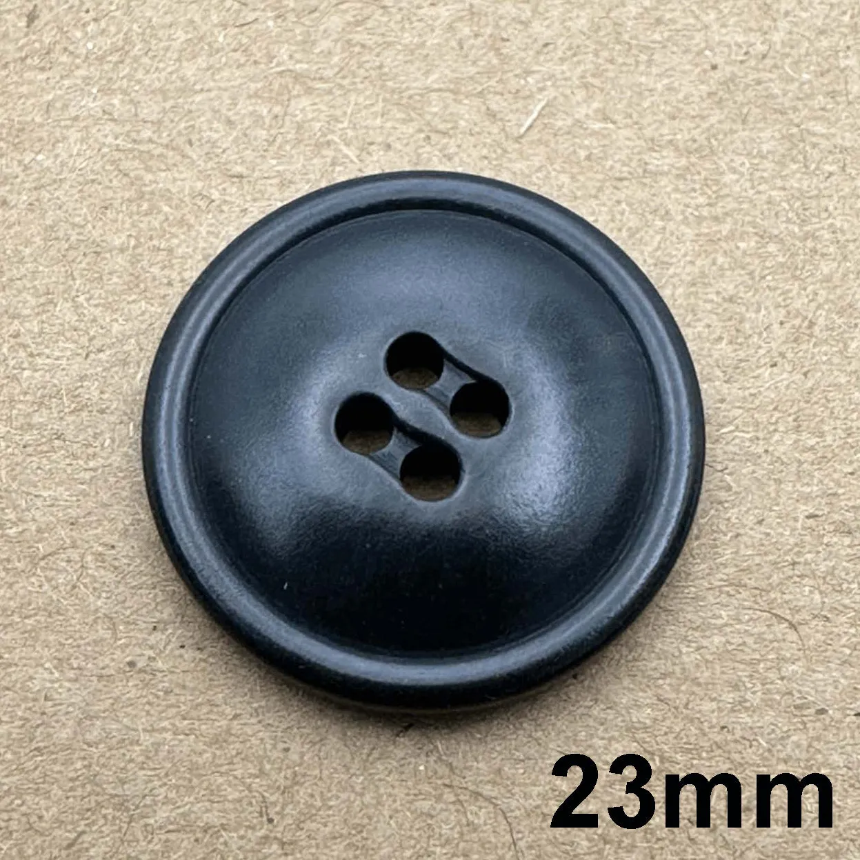 4 Hole Corozo Wood Grain Finish Button