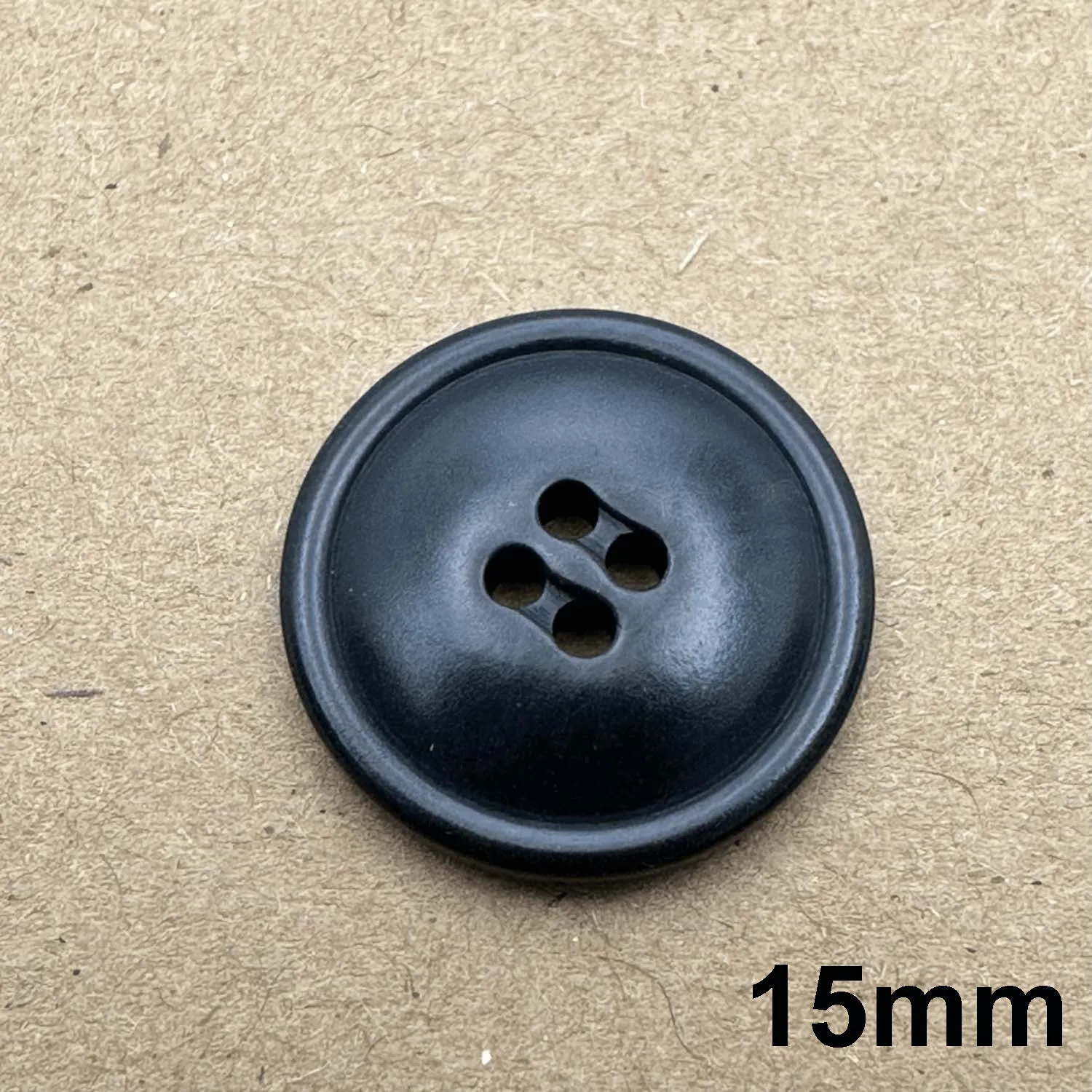 4 Hole Corozo Wood Grain Finish Button