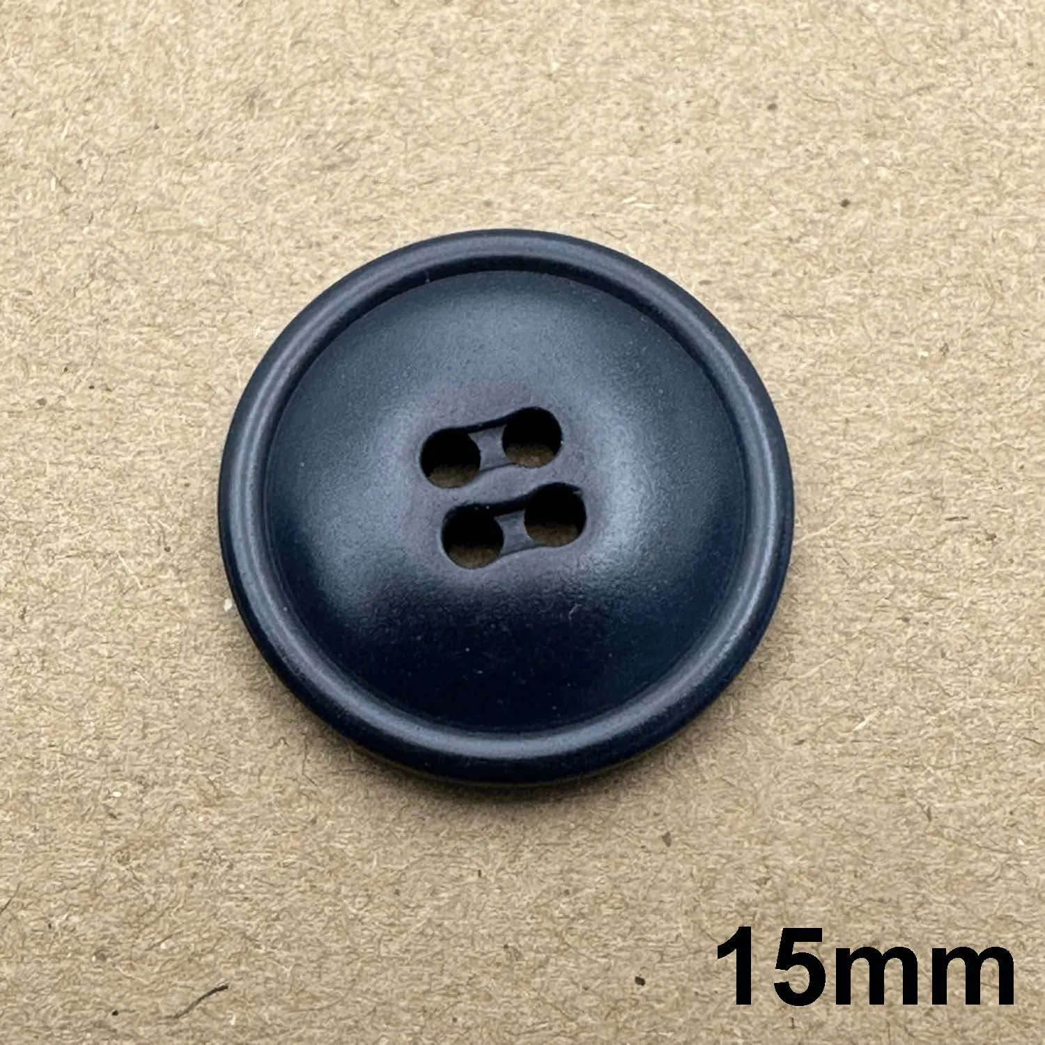 4 Hole Corozo Wood Grain Finish Button