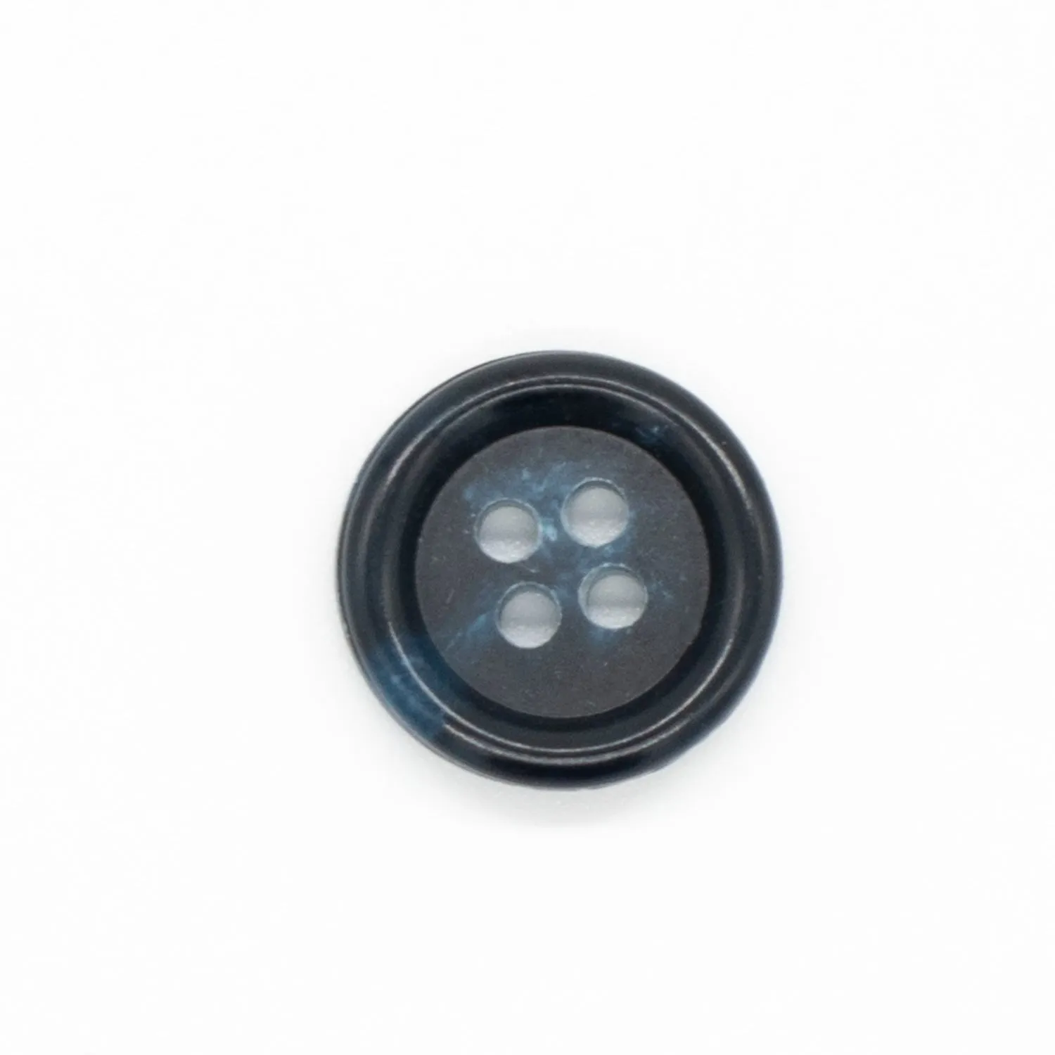 4 Hole Resin Horn Matte Centre Button