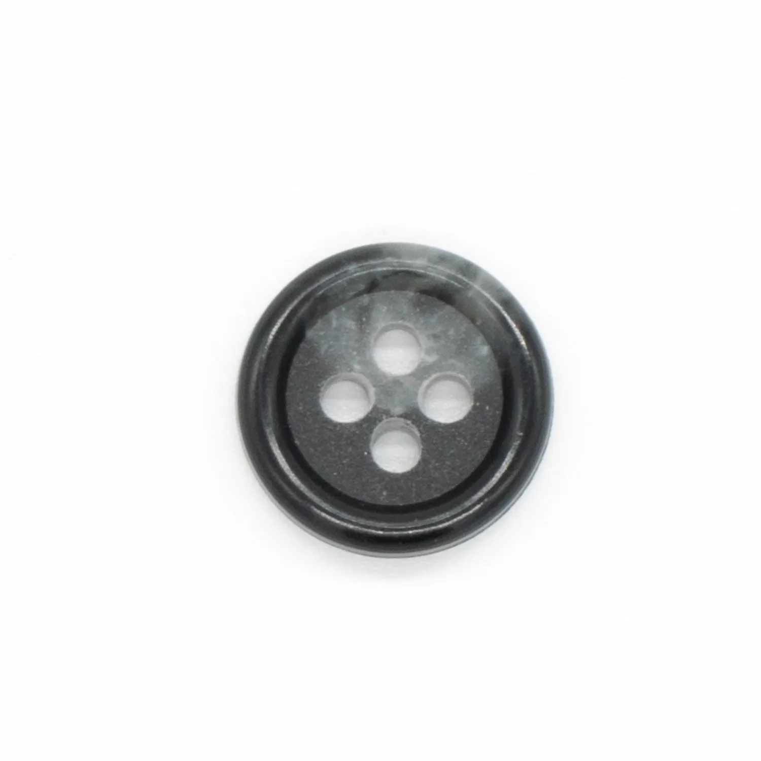 4 Hole Resin Horn Matte Centre Button