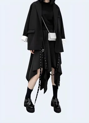 Asymmetrical Techwear Skirt