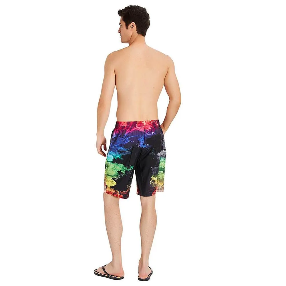 Colorful Smoke Funny Swim Trunks