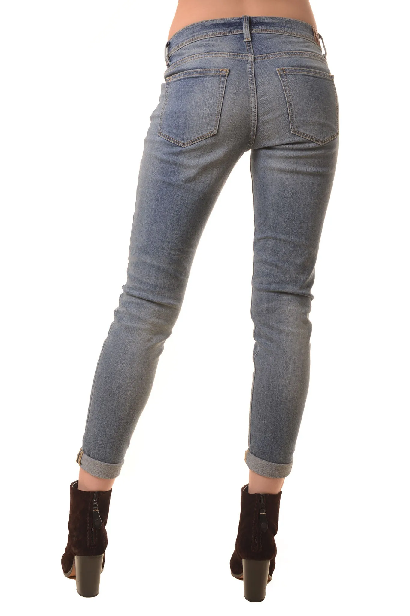 Distressed Boyfriend Skinny Jean