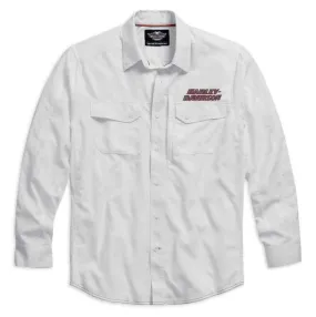 Harley-Davidson® Long Sleeve Performance Button Front Shirt- 99016-15VM