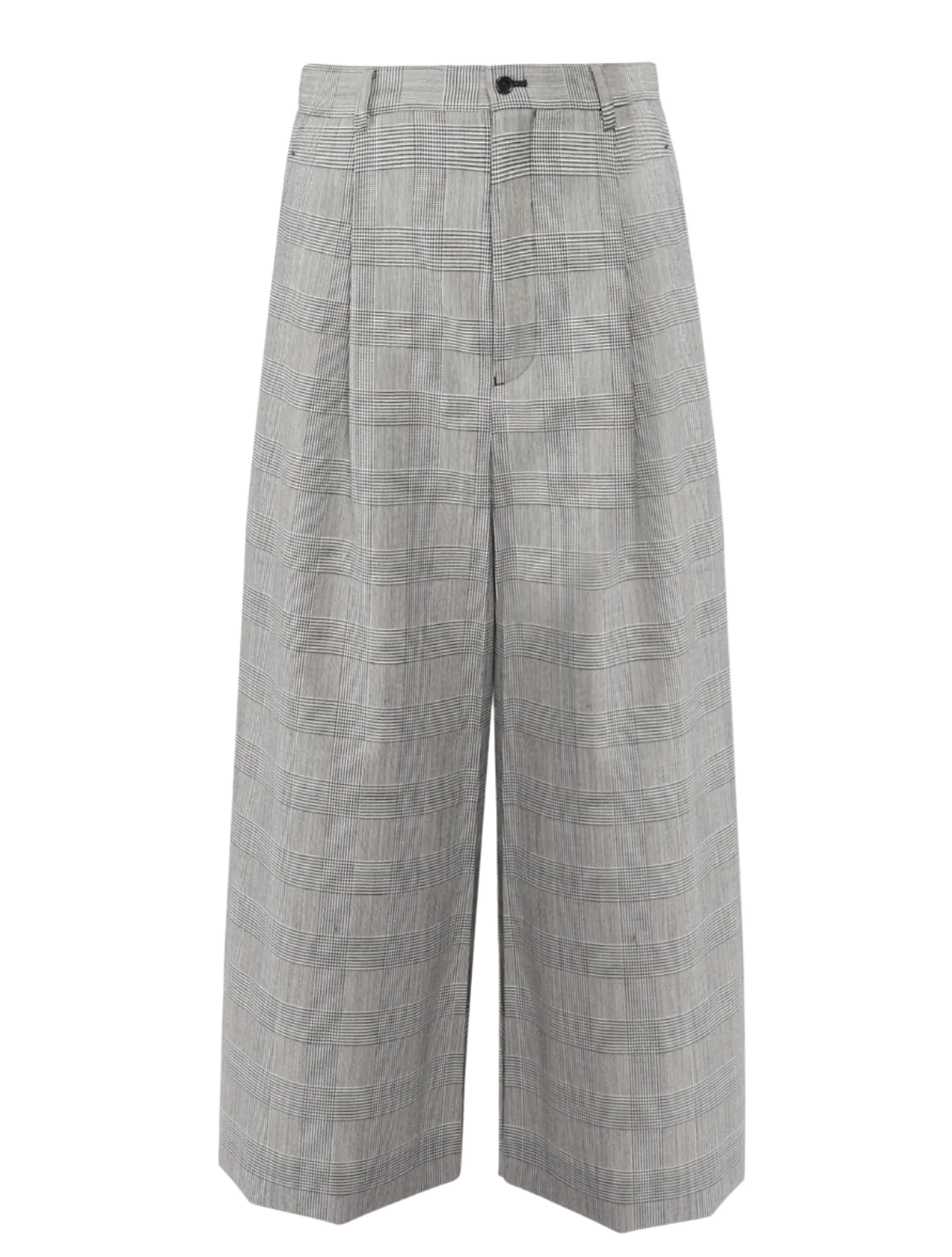 Houndstooth Cropped Trousers