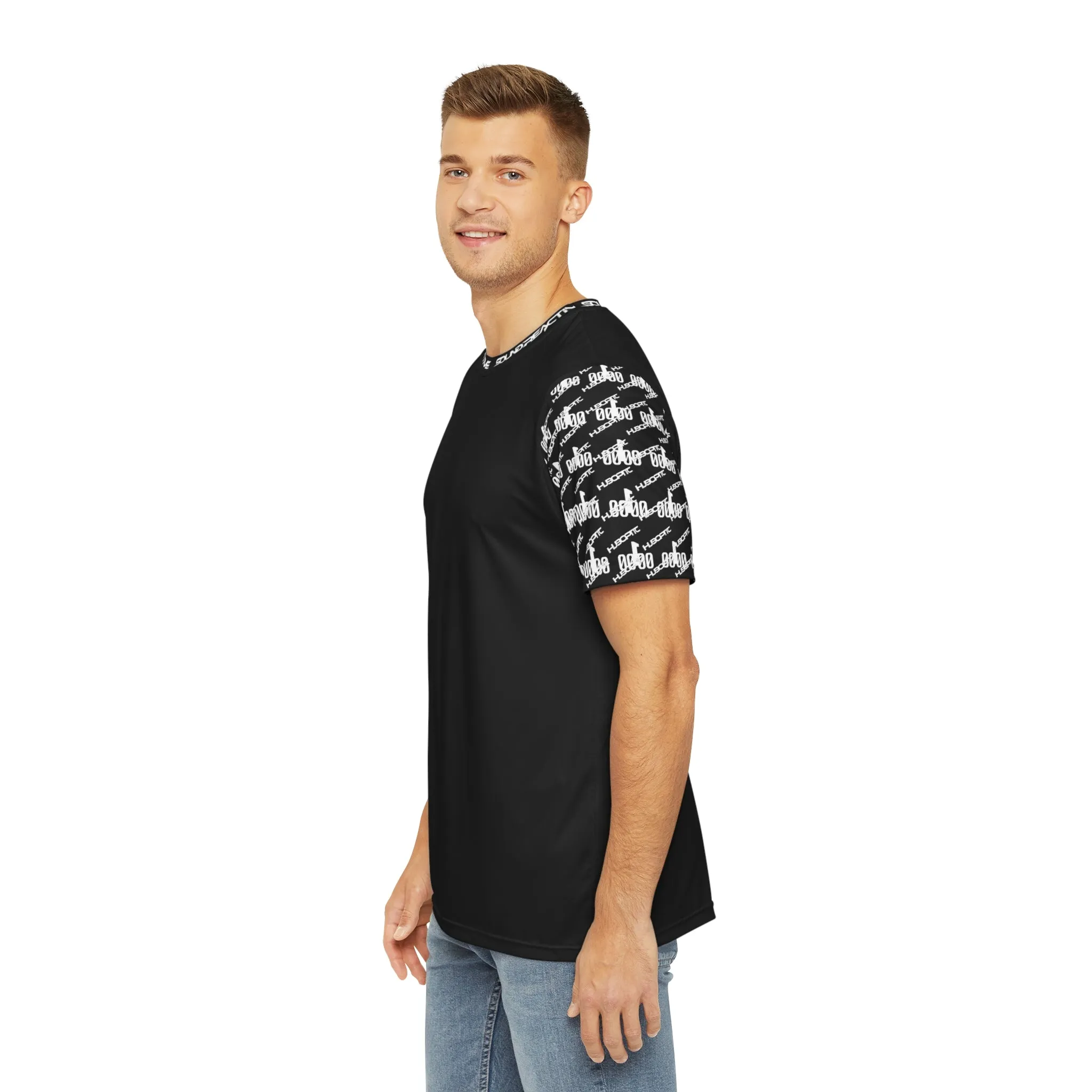 HUBOPTIC® Original Black Sleeves 00100 SR Streetwear T-shirt Graphic Tees V24