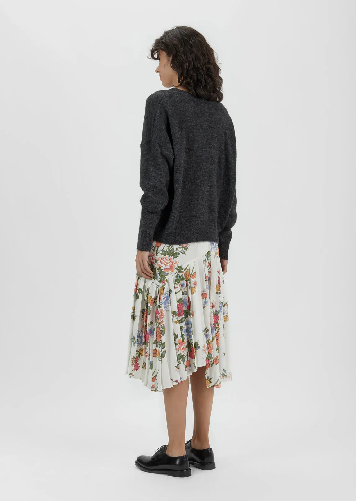 Inaya Asymmetrical Printed Skirt