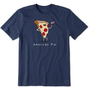 Life is Good Men's American Pizza Pie Crusher Tee