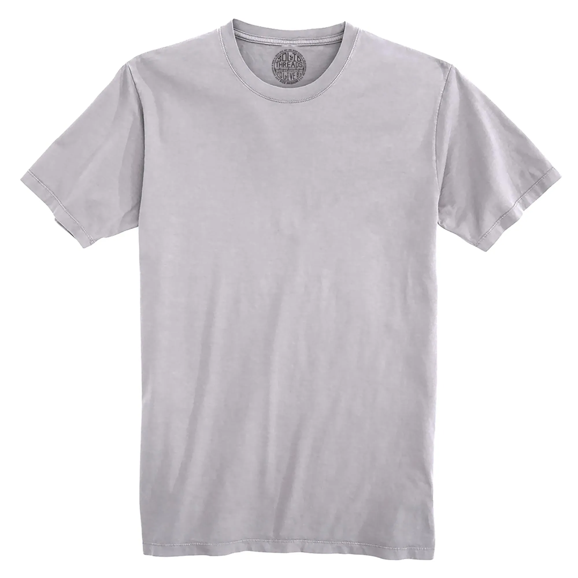 Men's Solid Threads 100% GOTS Certifed Organic Cotton T-shirt