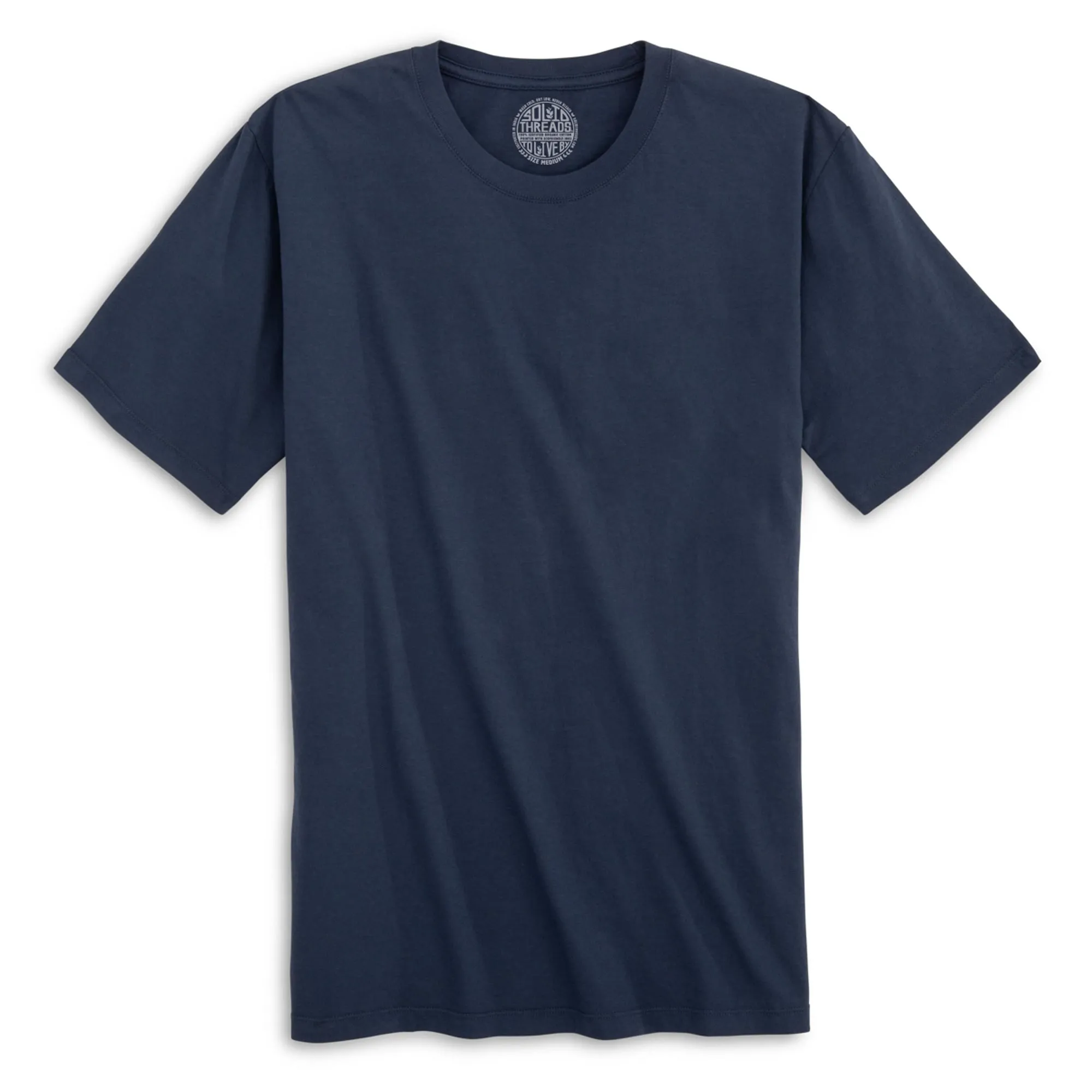 Men's Solid Threads 100% GOTS Certifed Organic Cotton T-shirt