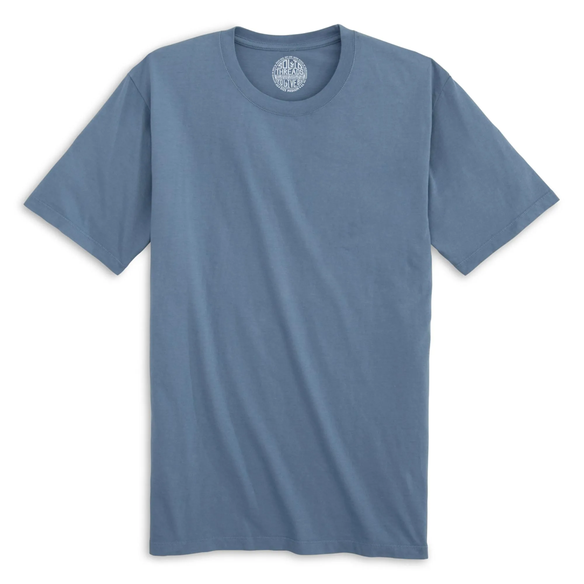 Men's Solid Threads 100% GOTS Certifed Organic Cotton T-shirt