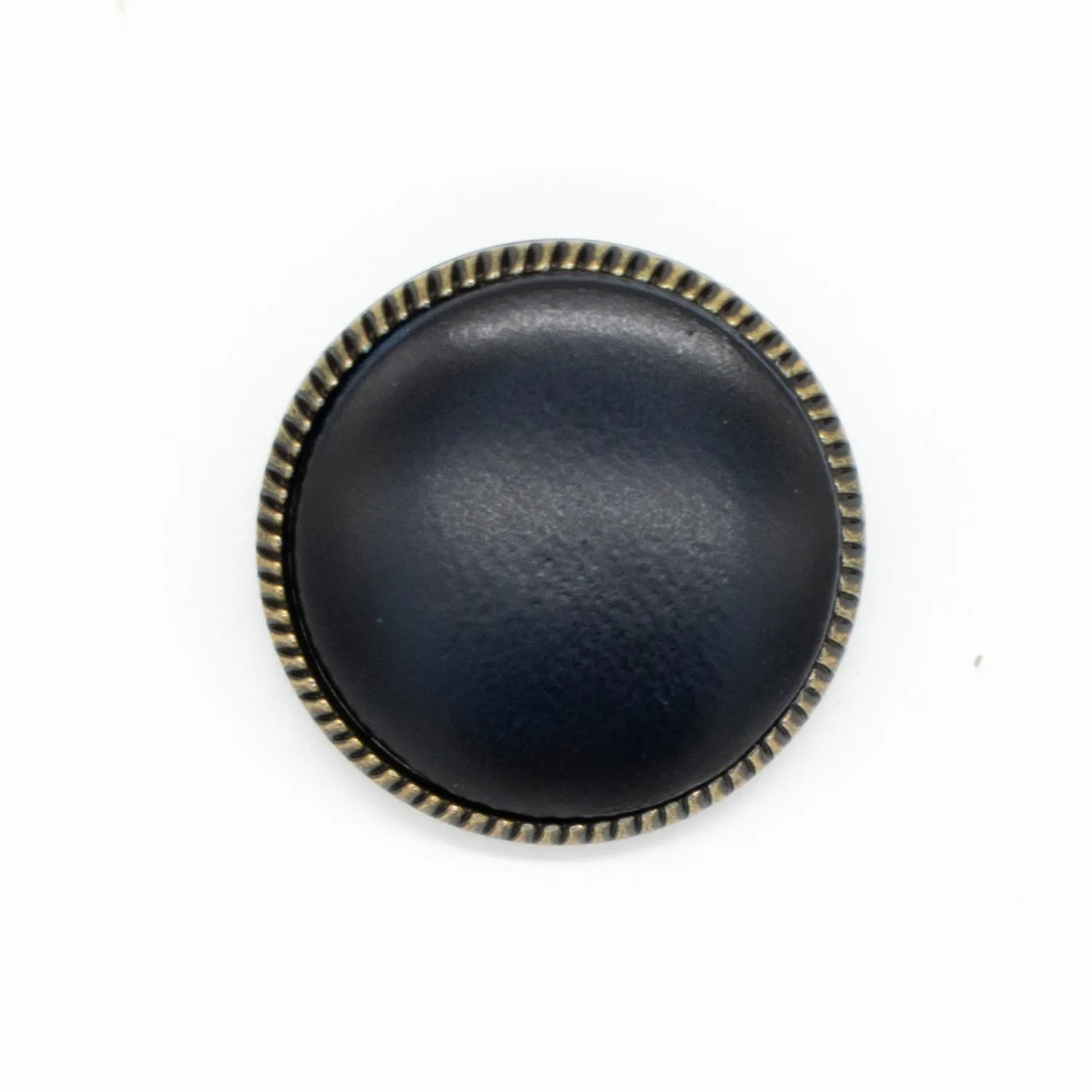 Metal/Imitation Leather Shank Button