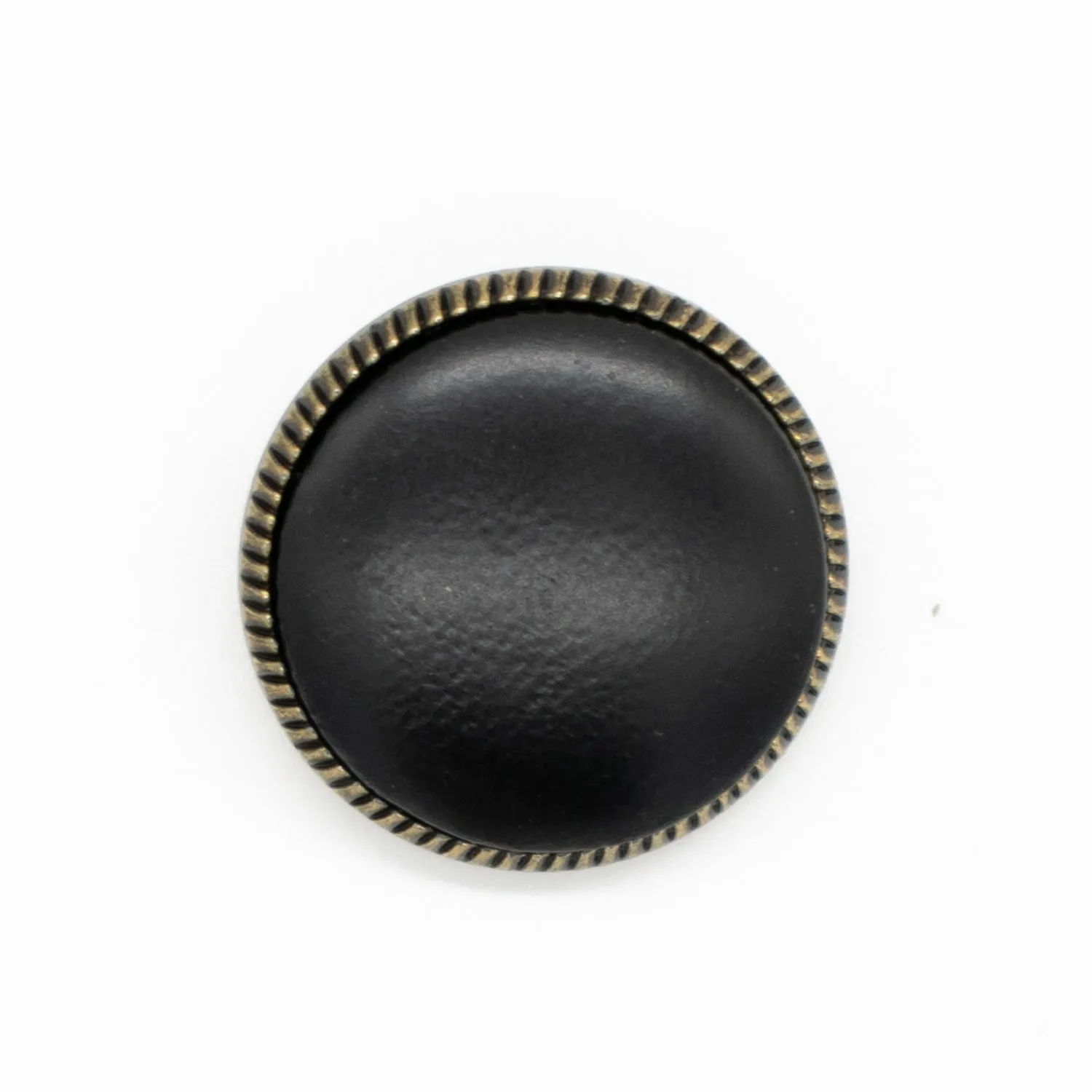 Metal/Imitation Leather Shank Button