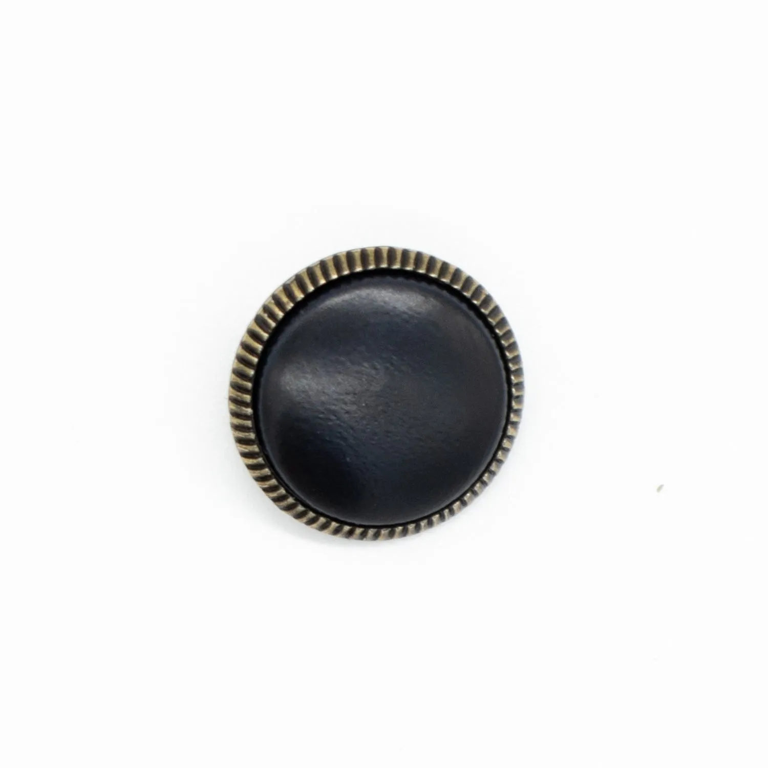 Metal/Imitation Leather Shank Button