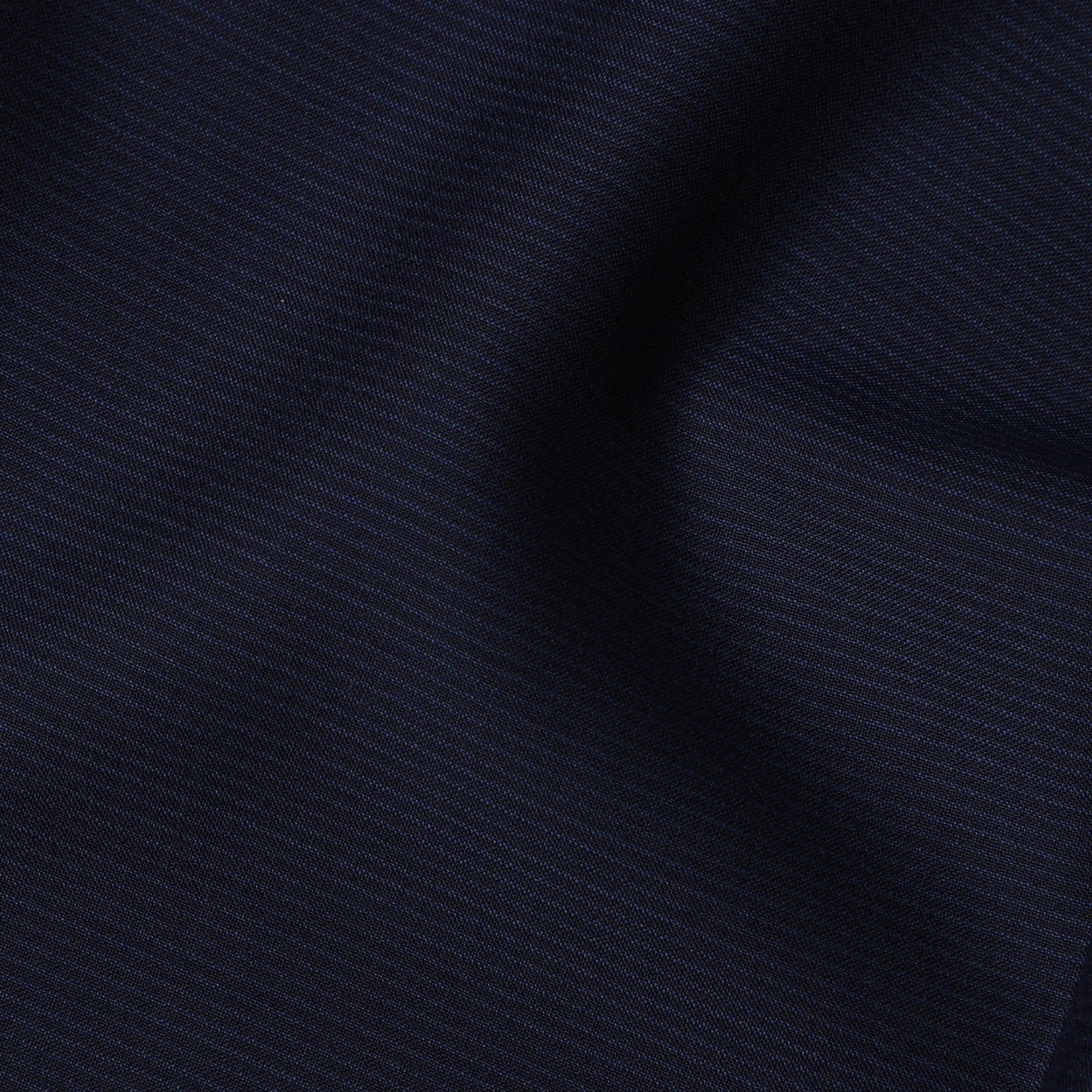 Midnight Blue SCABAL Super 150's Wool and Silk Suiting Fabric - 3.5 Meters, 150 cm Width, Made in the UK-D21252