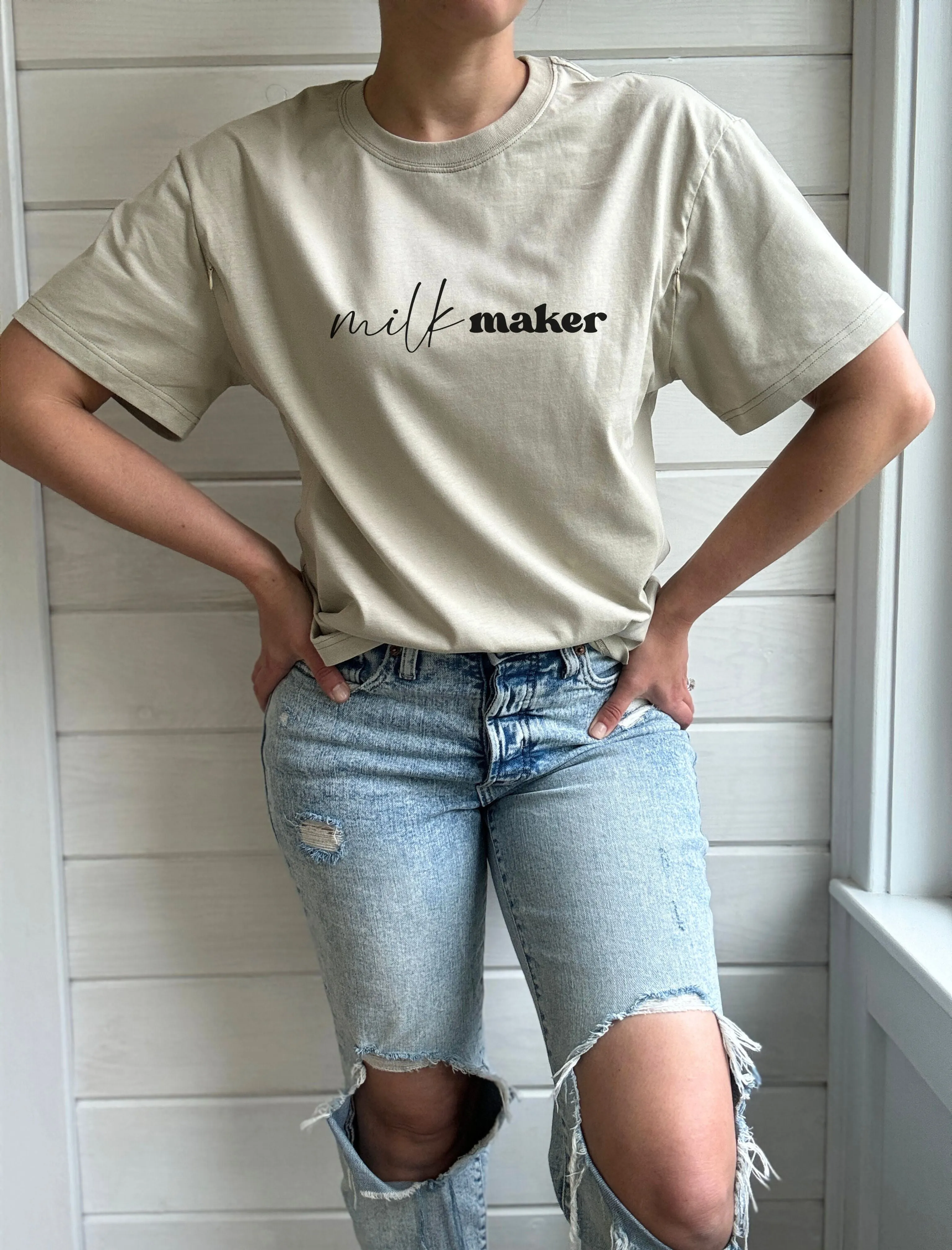 Milk Maker Solid Comfort Tee