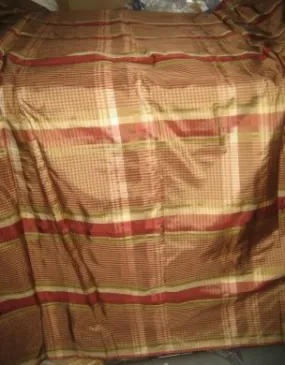 Multi colour Plaids Silk Taffeta Fabric~Width 54 TAFCS2[2]