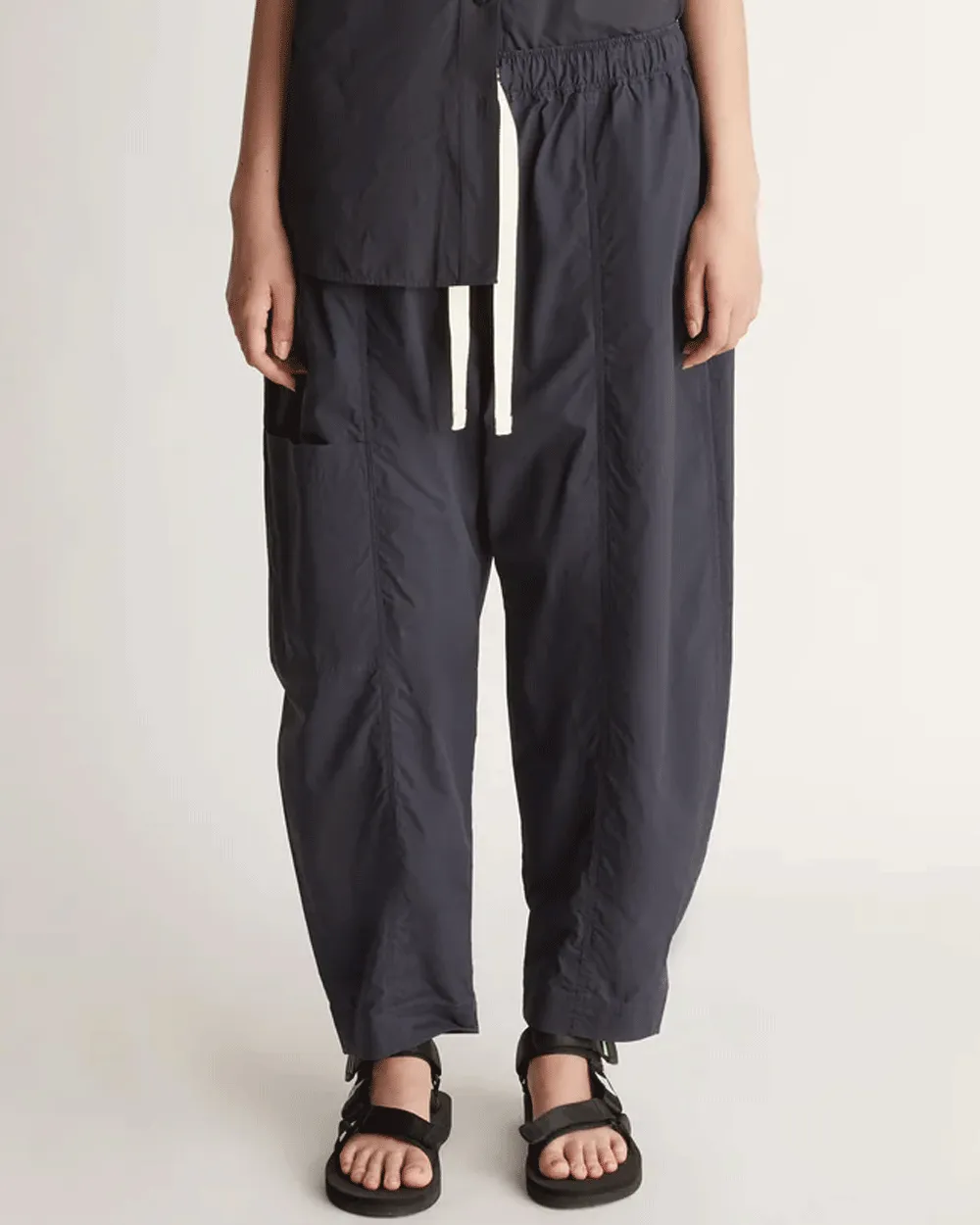 Navy LM Poplin Pant