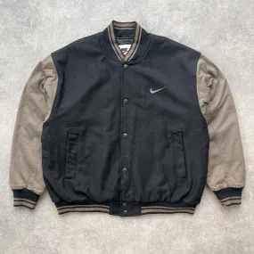 Nike RARE 1990s heavyweight bomber varsity  jacket (XL)