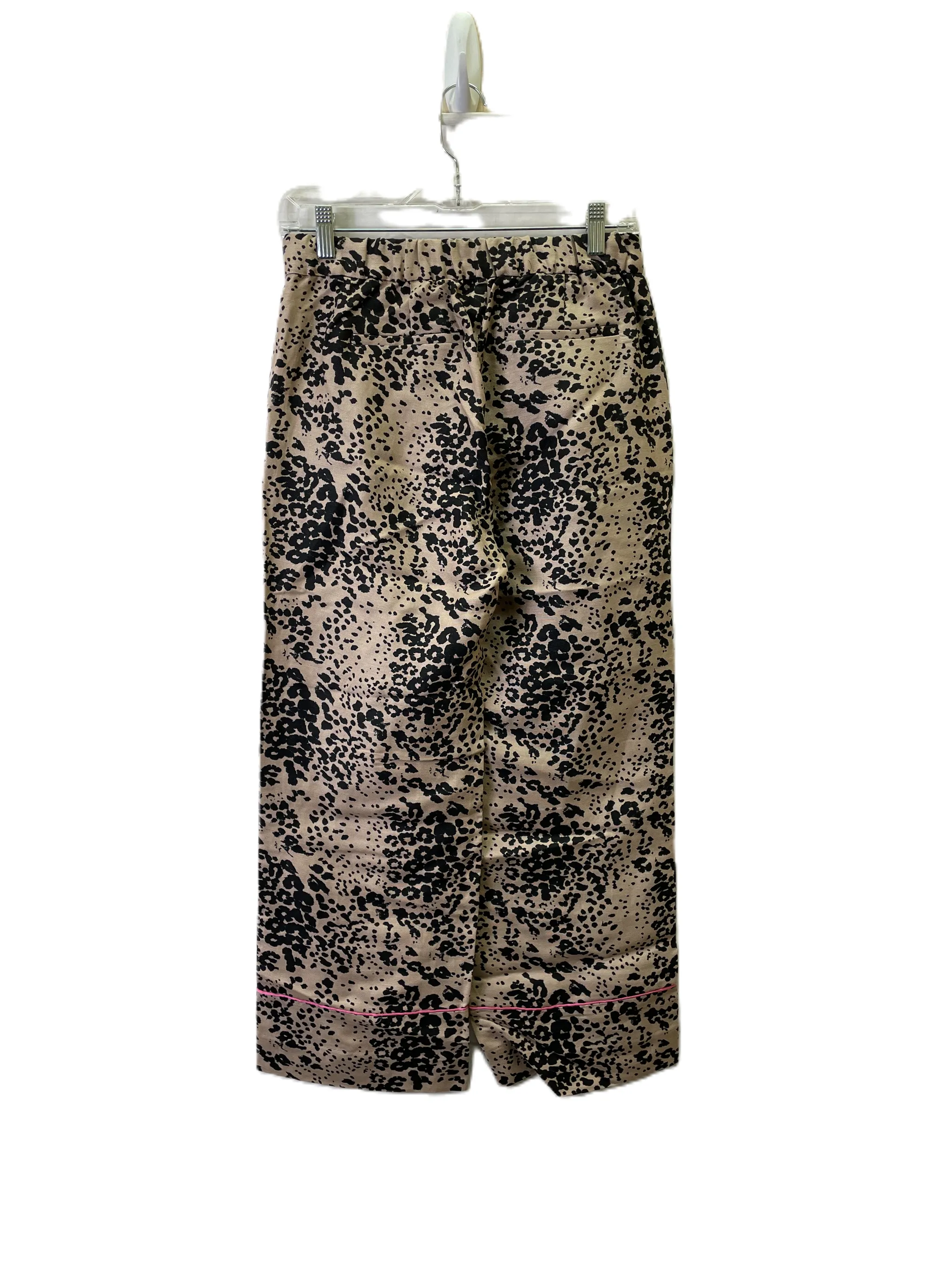 Pants Cropped By J. Crew In Animal Print, Size: S