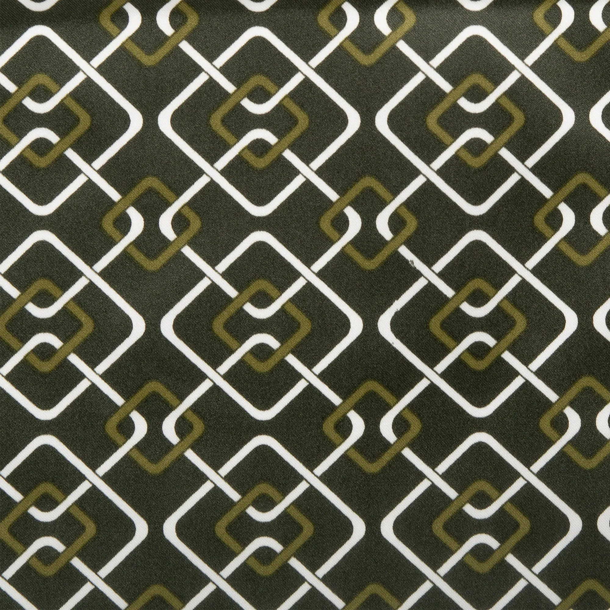 Printed Satin Velvet - CHARLOTTE - Modern - Green