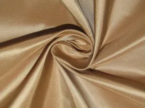 Pure SILK TAFFETA FABRIC Golden Beige color 54" wide TAF12[2]