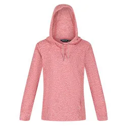 Regatta Kizmit II Ladies Hooded Marl Fleece | Dusty Rose Heather Marl