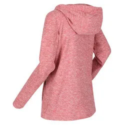 Regatta Kizmit II Ladies Hooded Marl Fleece | Dusty Rose Heather Marl