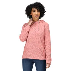 Regatta Kizmit II Ladies Hooded Marl Fleece | Dusty Rose Heather Marl