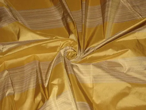 SILK TAFFETA FABRIC 54&quot; w multi colour gorgeous horizontal stripes