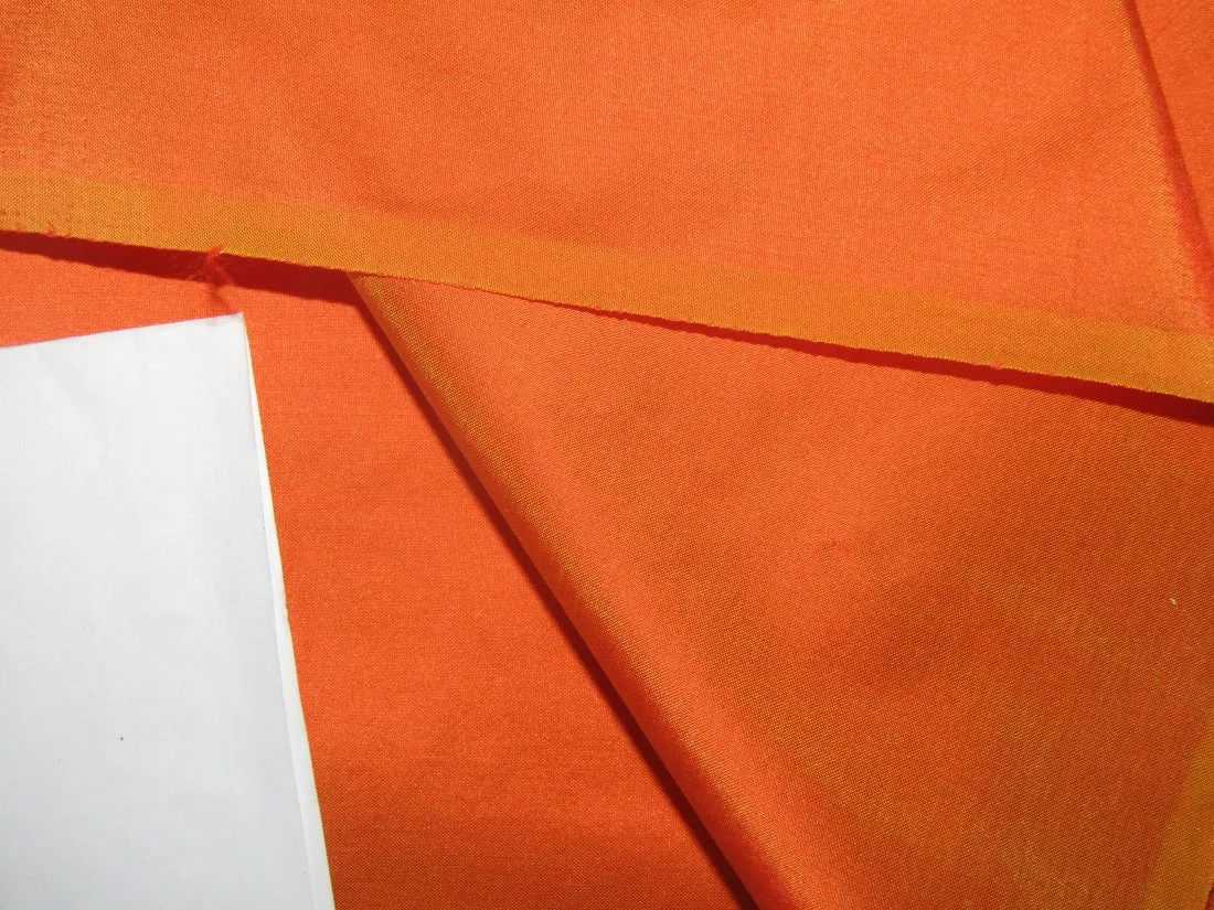 SILK TAFFETA FABRIC Pale Orange color 54" wide TAF50[6]