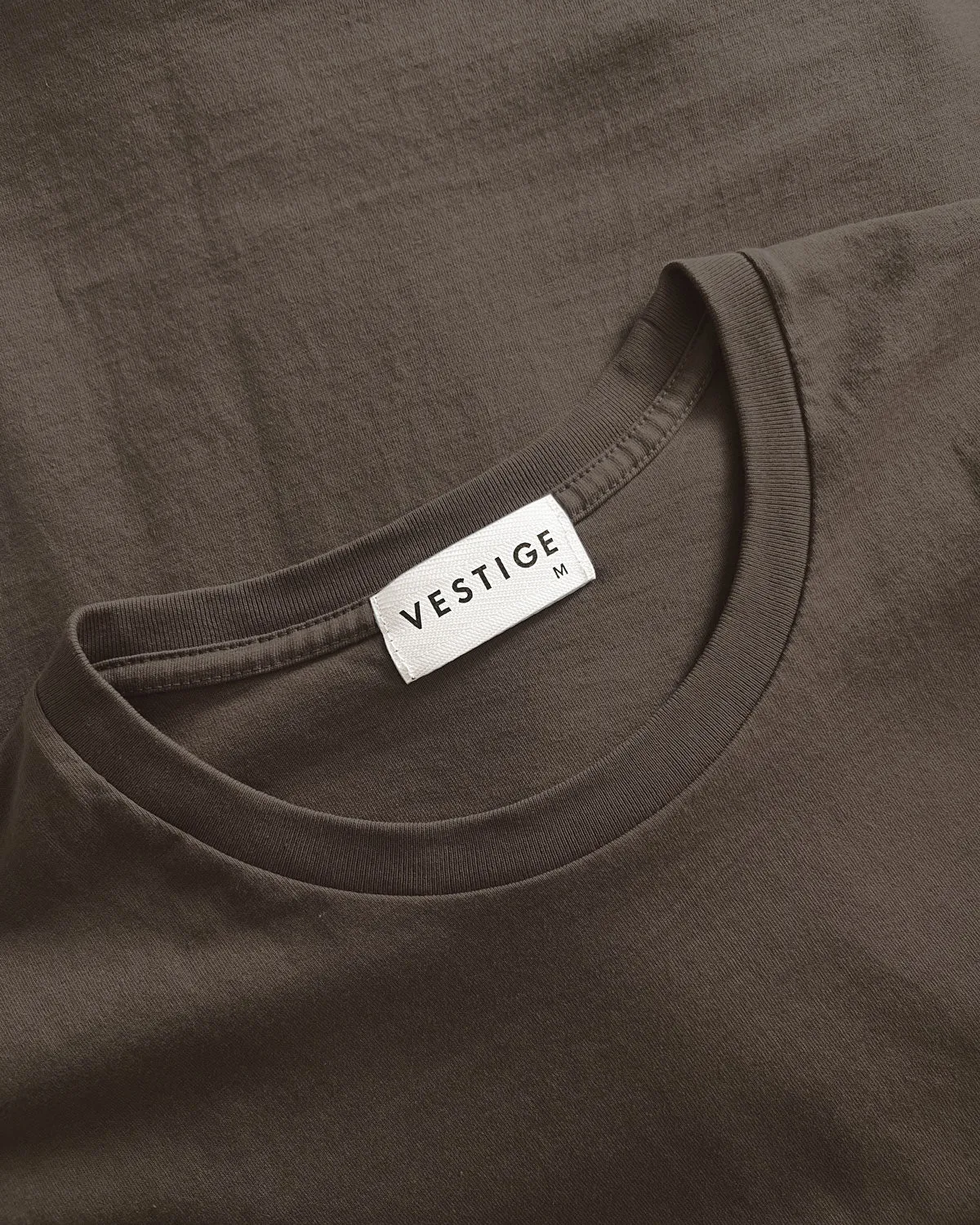 Solid Essential Tee, Walnut