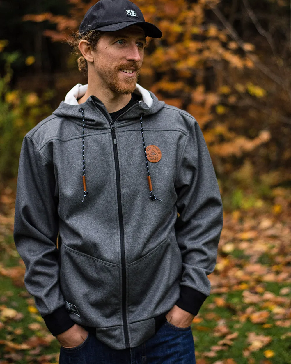 Spruce Tech Zip Hoodie - Charcoal