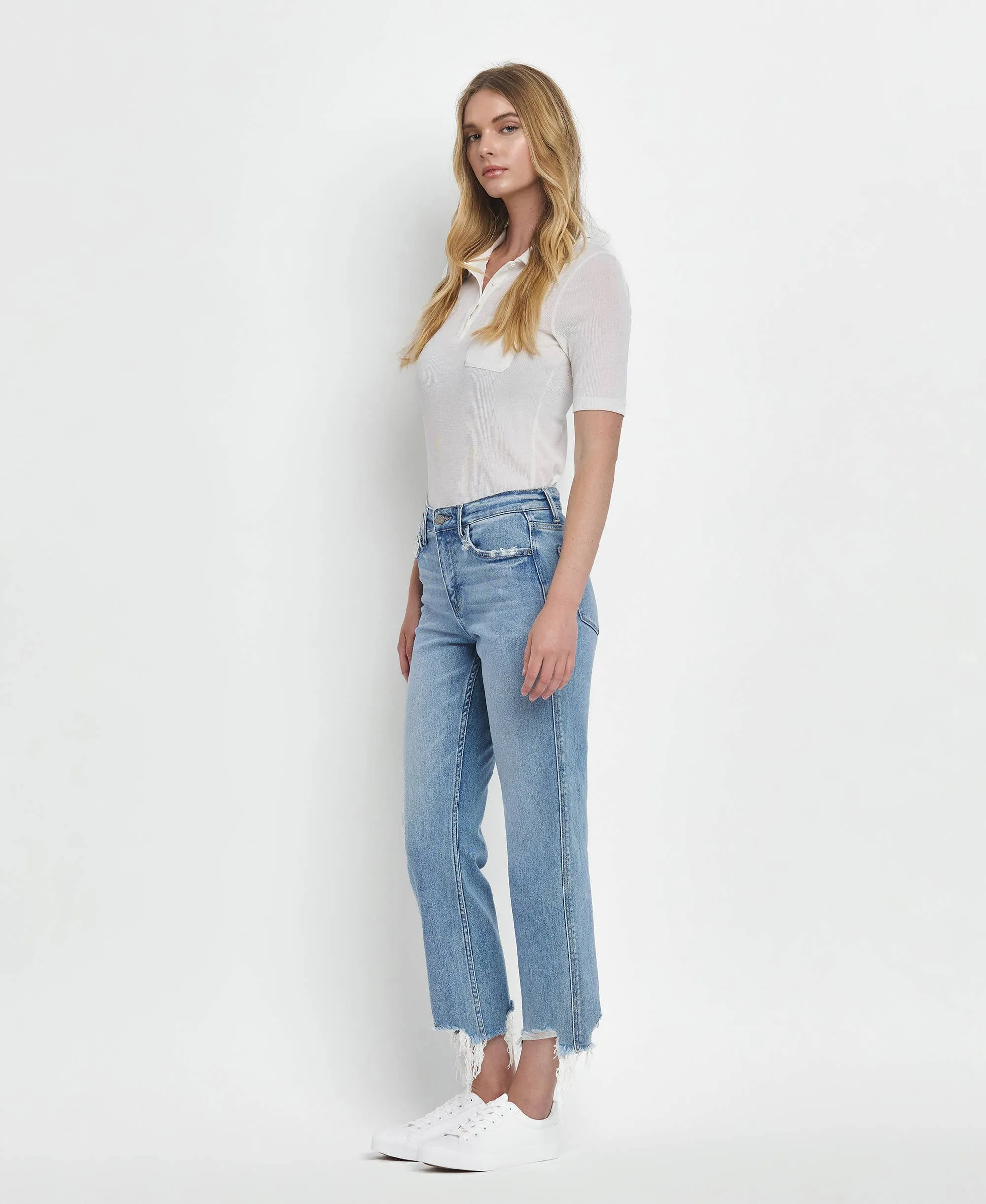 Straight Cropped Jeans