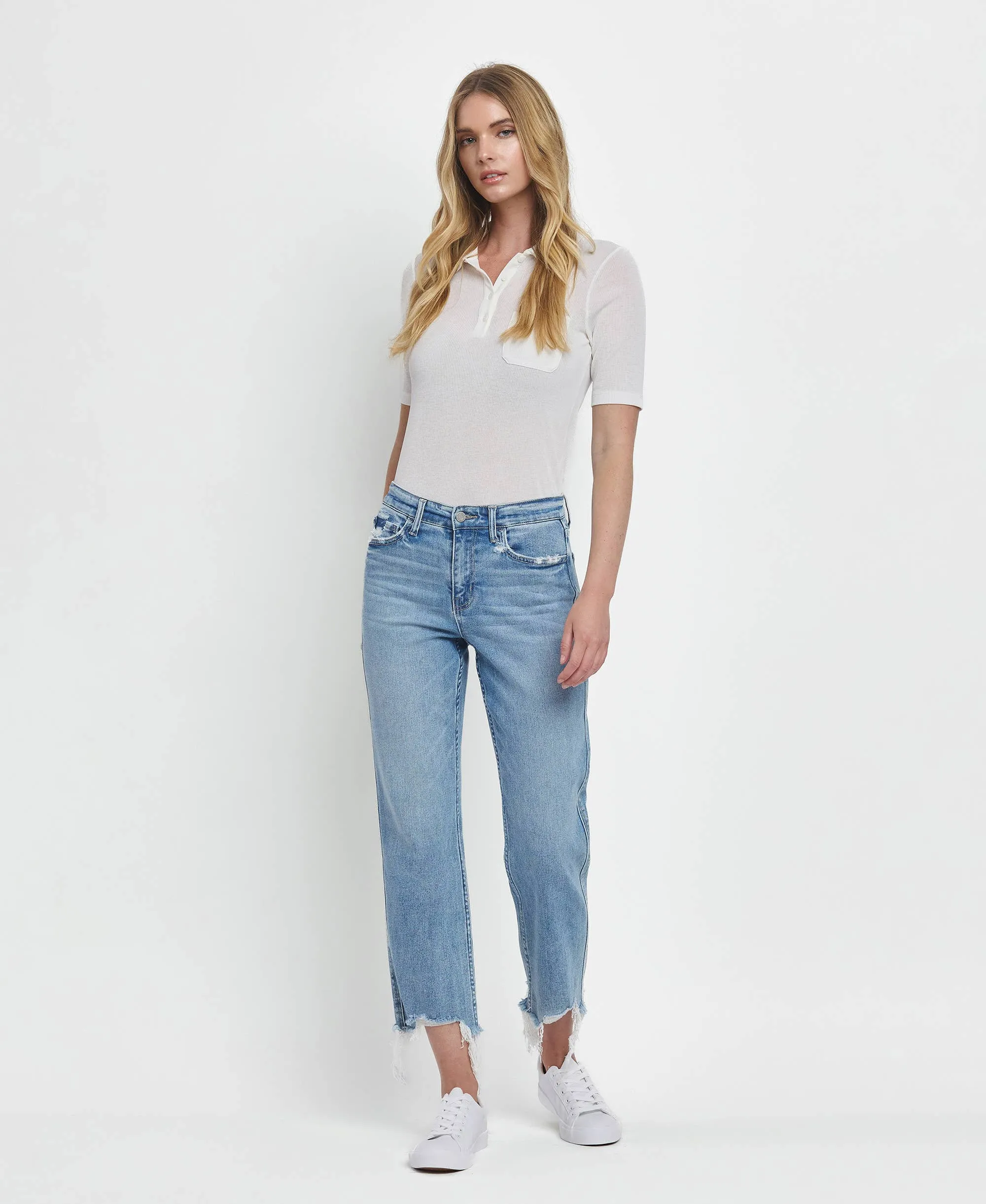 Straight Cropped Jeans