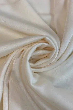 Triacetate Satin Backed Crepe in Ivory