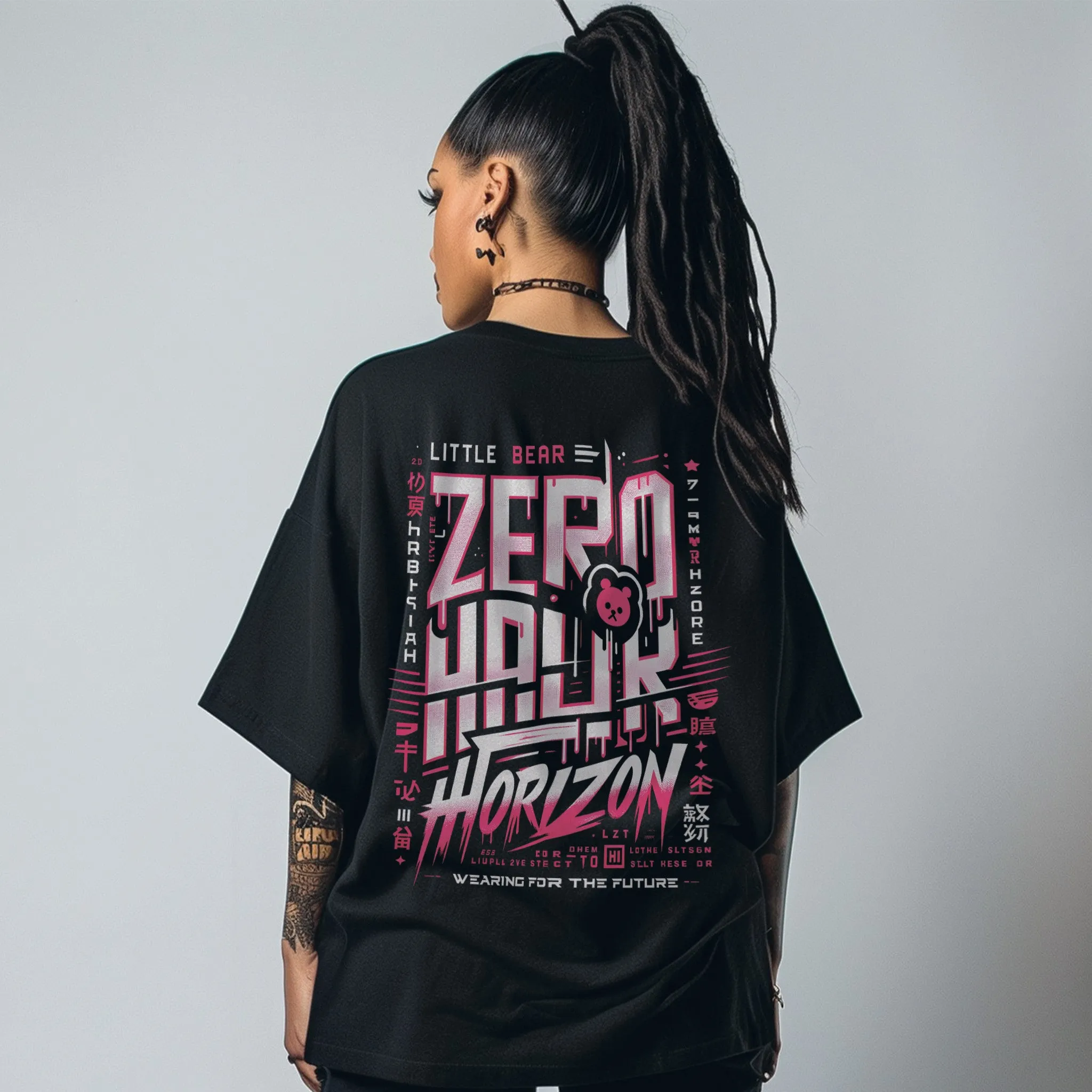 Unisex Oversized Graphic Tees - Zero Hour T-Shirt