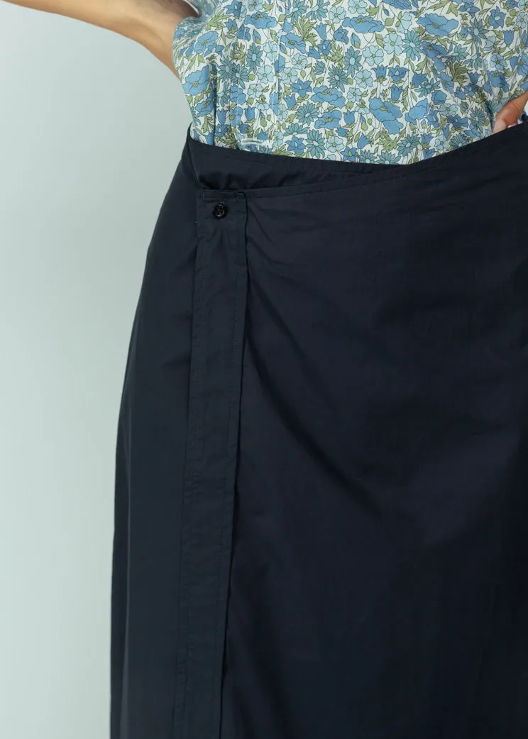 Wear Cissa Navy Cotton Skirt