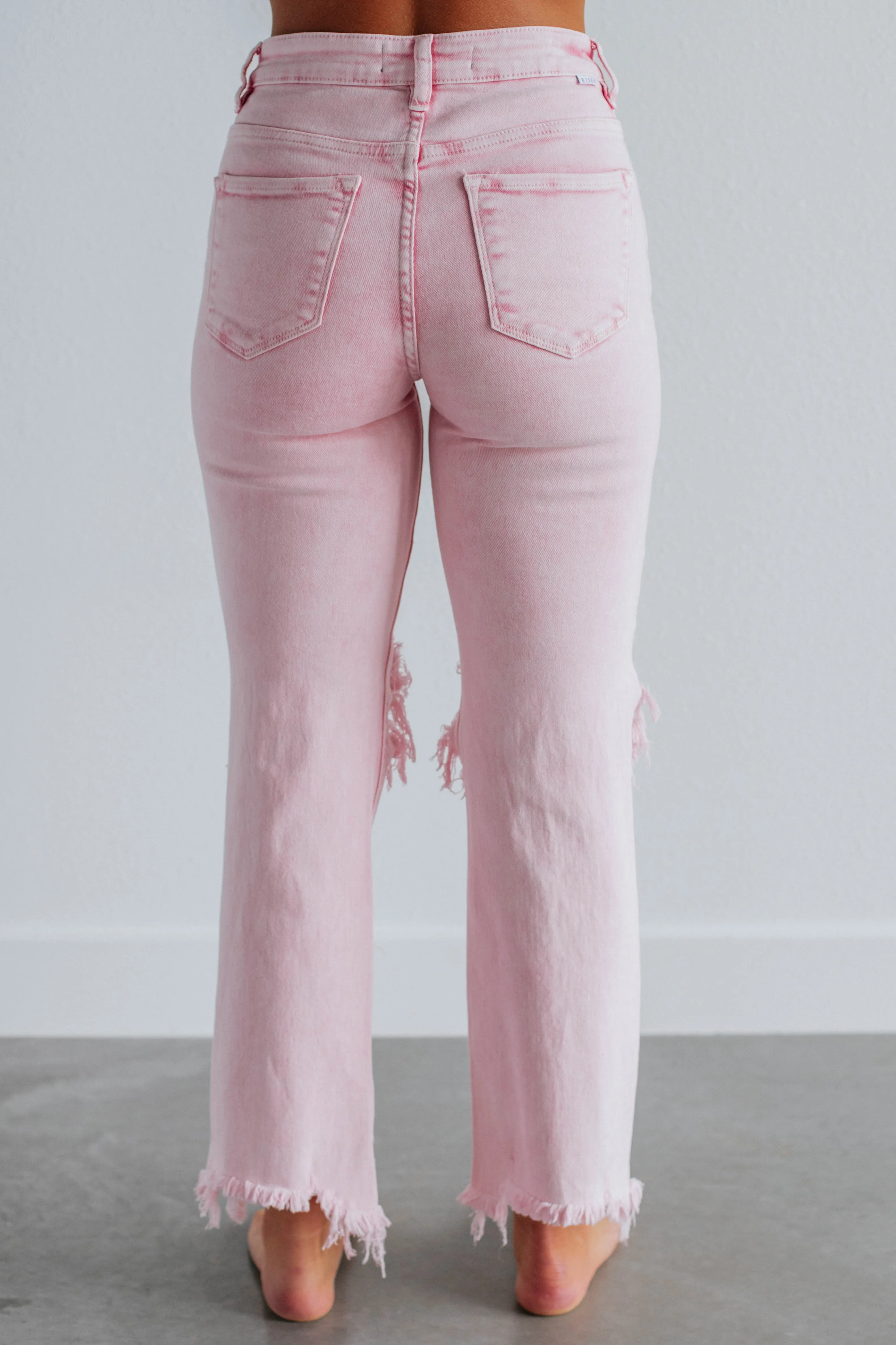 Willow Risen Jeans - Acid Pink